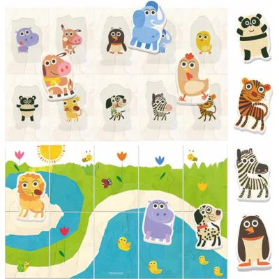 HEADU Montessori taktilne kartice, Baby Logic