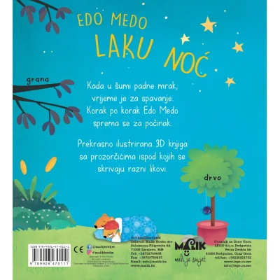 Edo medo na selu, moja prva 3D knjiga sa prozorčićima