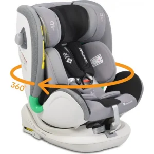 Cangaroo autosjedalo General 360°, grey, 0–36 kg