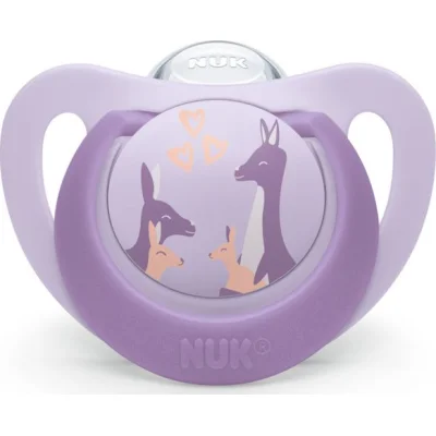NUK First Choice duda, 6–18 mj., sort, 6 kom
