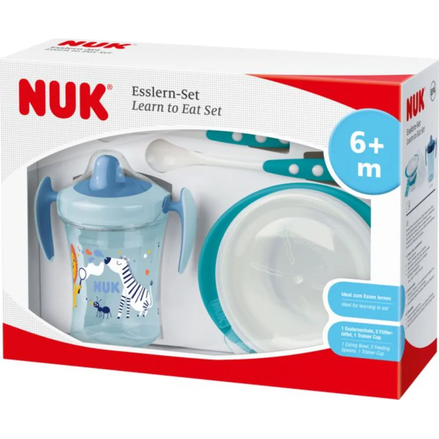NUK set za učiti jesti, dječak