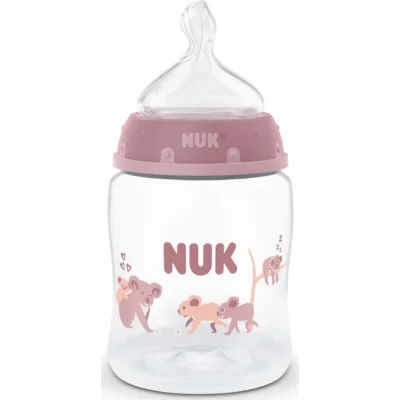 NUK bočica First Choice sa indikatorom temperature, 150 ml, roza