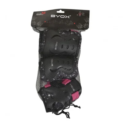 Byox štitnici za djecu dazzle, roza, M (25–50 kg)