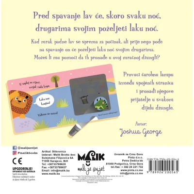 Laku noć, lave, knjiga s čarobnom lampom
