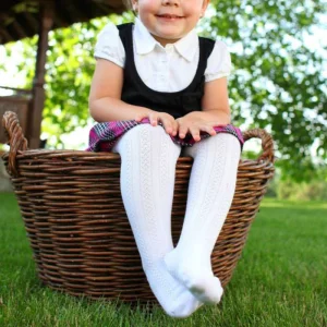 L'Adoro baby pamučne hulahopke, sort
