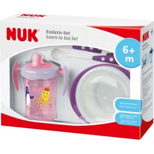 NUK set za učiti jesti, djevojčica
