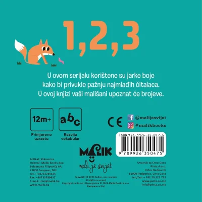Mali kameleon, 1, 2, 3