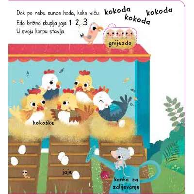 Edo medo na selu, moja prva 3D knjiga sa prozorčićima