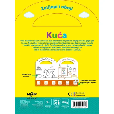 Zalijepi i oboji, bajke (dob 3+)