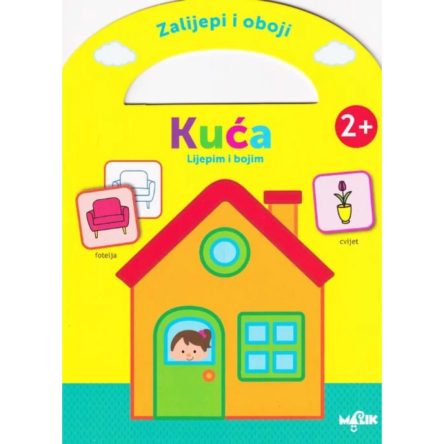 Zalijepi i oboji, kuća