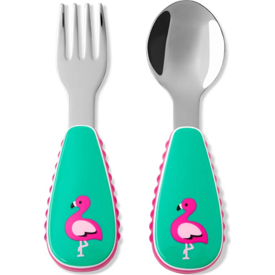 Skip Hop pribor za jelo, flamingo