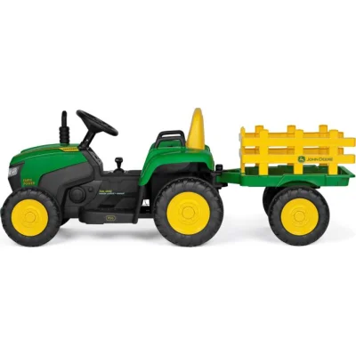 Peg Perego John Deere farm power, 12 V lithium traktor s daljinskim upravljačem