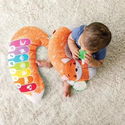 Infantino 3 in 1 muzički jastuk Tummy Time Kicking Piano, lija