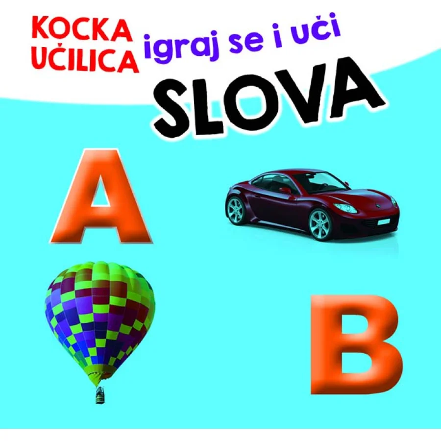 Edukativna kocka učilica, slova