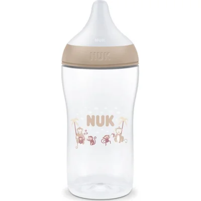 NUK Perfect Match bočica, 260 ml, 3 mj+, sort