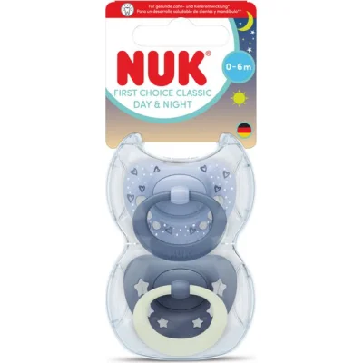 NUK First Choice classic duda dan & noć, 2 kom