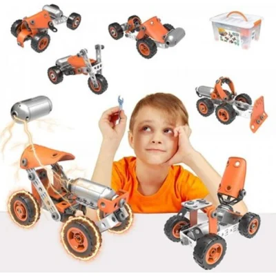 Hoogar kids igračka edukativni građevinski set, 5u1