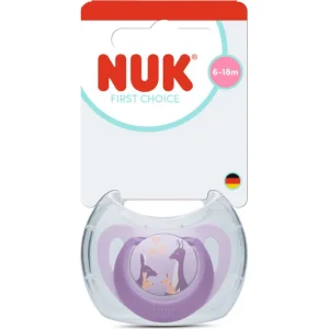 NUK First Choice duda, 6–18 mj., sort, 6 kom
