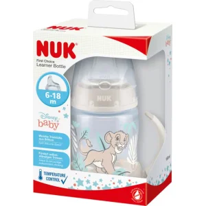 NUK boca za učiti piti Lion King sa indikatorom temperature, 150 ml