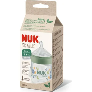 NUK for Nature bočica sa indikatorom temperature PP, 150 ml, zelena