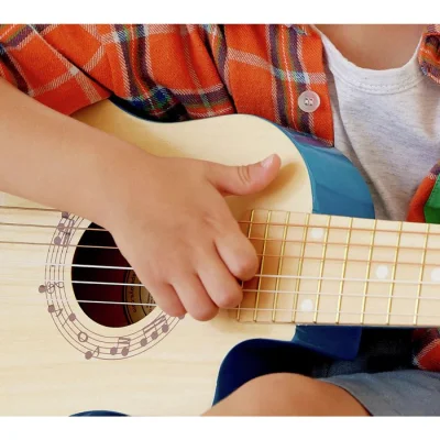 Hape drvena gitara, plava laguna