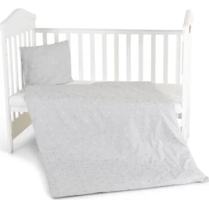 Hugzzz set posteljine nook grey stars