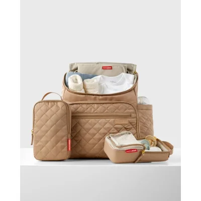 Skip Hop torba/ruksak za mamu forma, camel