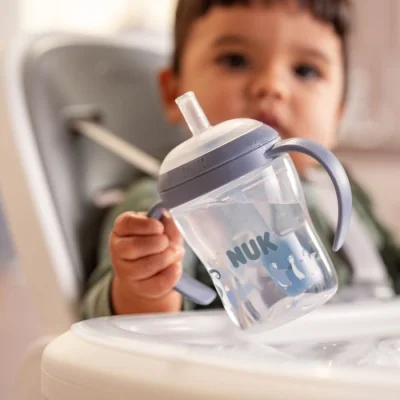 NUK Perfect Match boca za učiti piti sa slamkom, 150 ml, sort