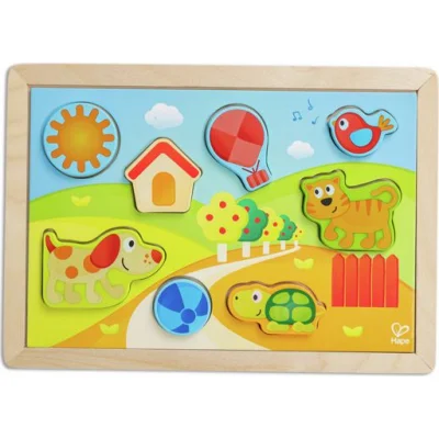 Hape drvene geometrijske puzzle