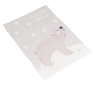 Cangaroo dekica za bebe dreamy bear, siva