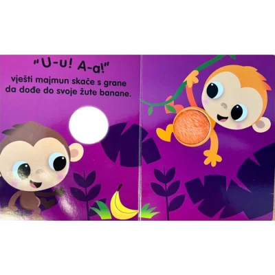 Naša Djeca slikovnica mekani dodir, veseli zoo