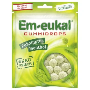 EM EUKAL gumene bombone eukaliptus-mentol, 90 g