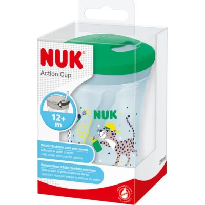 NUK evolution action cup, 12 mj+, zelena