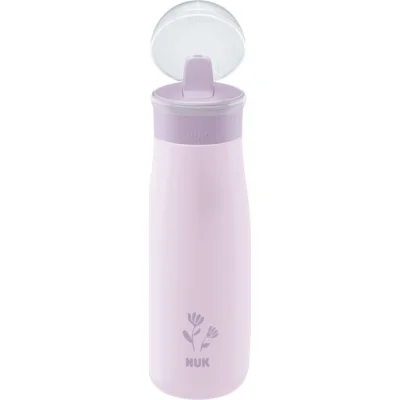 NUK Mini-Me Flip bočica od nehrđajućeg čelika, 500 ml, 12+m, lila