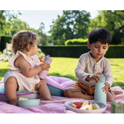 NUK Mini-Me Flip bočica od nehrđajućeg čelika, 500 ml, 12+m, lila