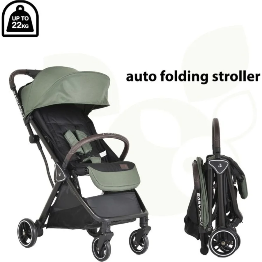 Cangaroo easy fold kolica, zelena