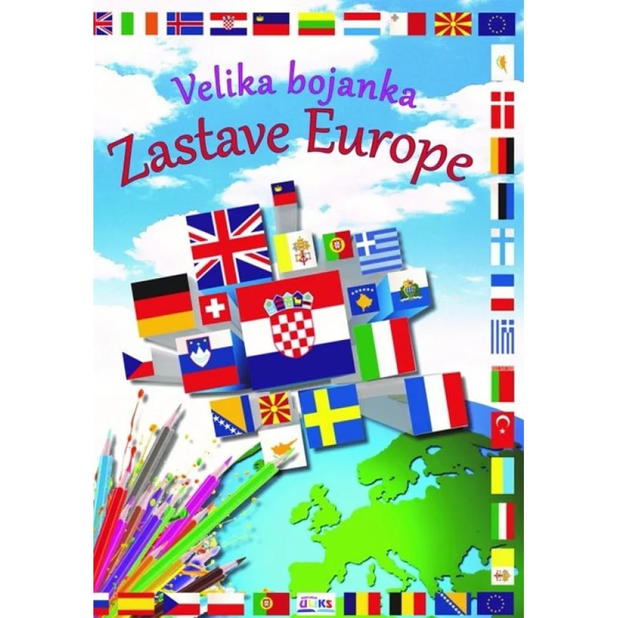 Velika bojanka Zastave Europe