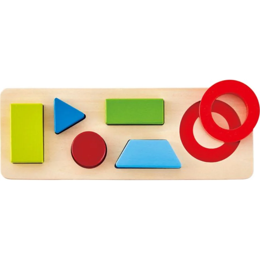 Hape drvena slagalica, geometrijski oblici