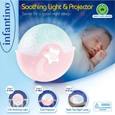 Infantino noćni projektor i svjetlo, rozo
