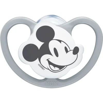 NUK duda Space Disney sa kutijicom Mickey, sort, 6 kom, 0–6 mj.