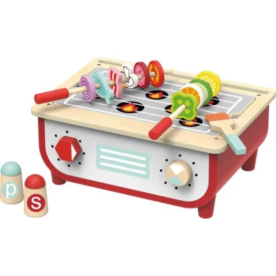 Tooky Toy drveni set za kuhinju i roštilj