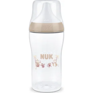 NUK Perfect Match bočica, 260 ml, 3 mj+, sort