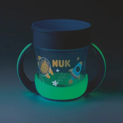 NUK mini magic cup, svijetli u mraku, plava