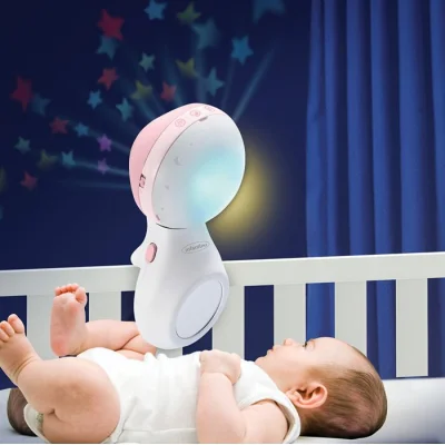 Infantino 3u1 muzički vrtuljak, projektor i noćno svjetlo, rozo