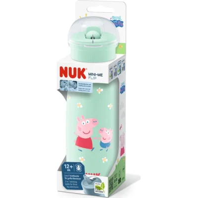 NUK Mini-Me Flip boca za piće, 450 ml, 12+m, Peppa Pig