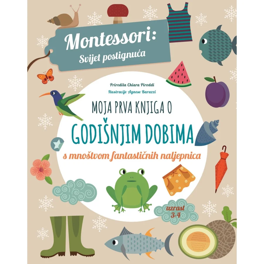 Moja prva knjiga o godišnjim dobima, montessori: svijet postignuća