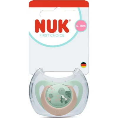 NUK First Choice duda, 6–18 mj., sort, 6 kom