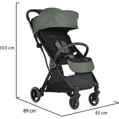 Cangaroo easy fold kolica, crna
