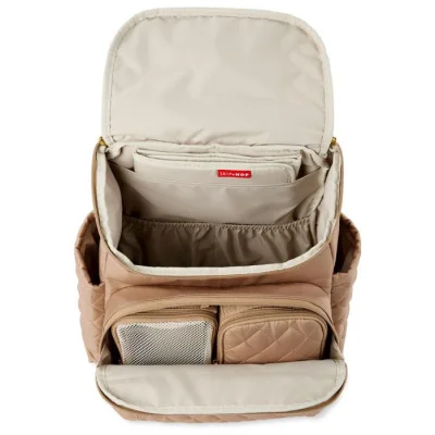 Skip Hop torba/ruksak za mamu forma, camel