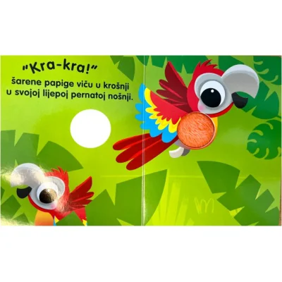 Naša Djeca slikovnica mekani dodir, veseli zoo